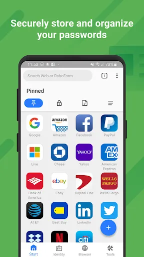 Ảnh chụp màn hình của RoboForm Password Manager
