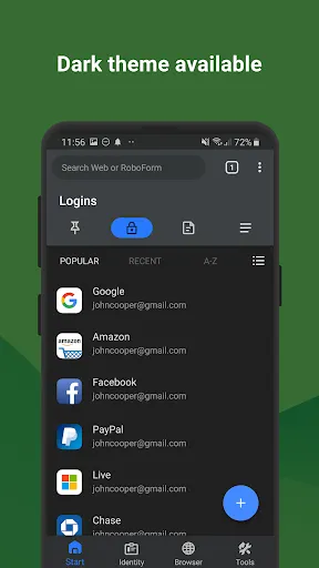 Ảnh chụp màn hình của RoboForm Password Manager