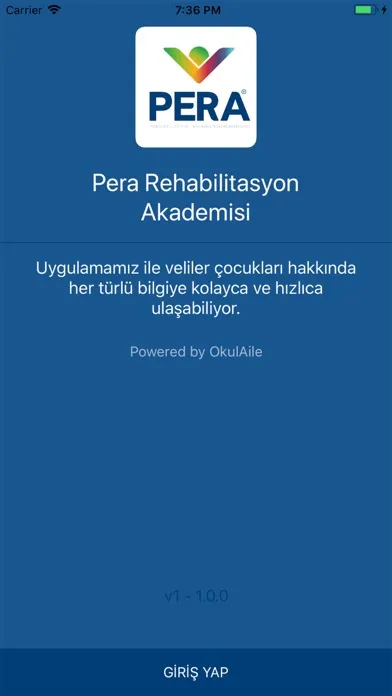 Zrzuty ekranu Pera Rehabilitasyon Akademisi