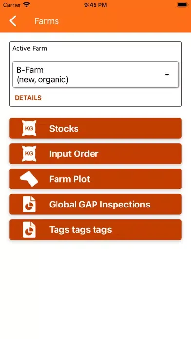 Capturas de tela do Sales & Agronomy