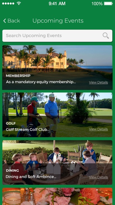 Capturas de tela do Gulf Stream Golf Club