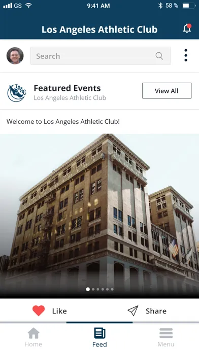 Zrzuty ekranu LOS ANGELES ATHLETIC CLUB