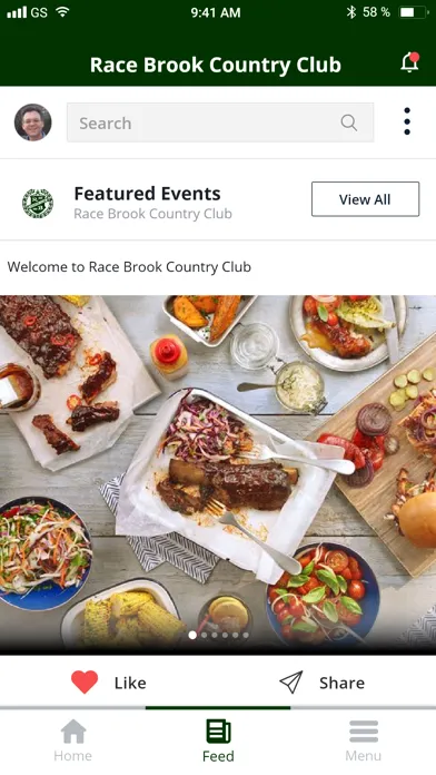 Tangkapan skrin Race Brook Country Club