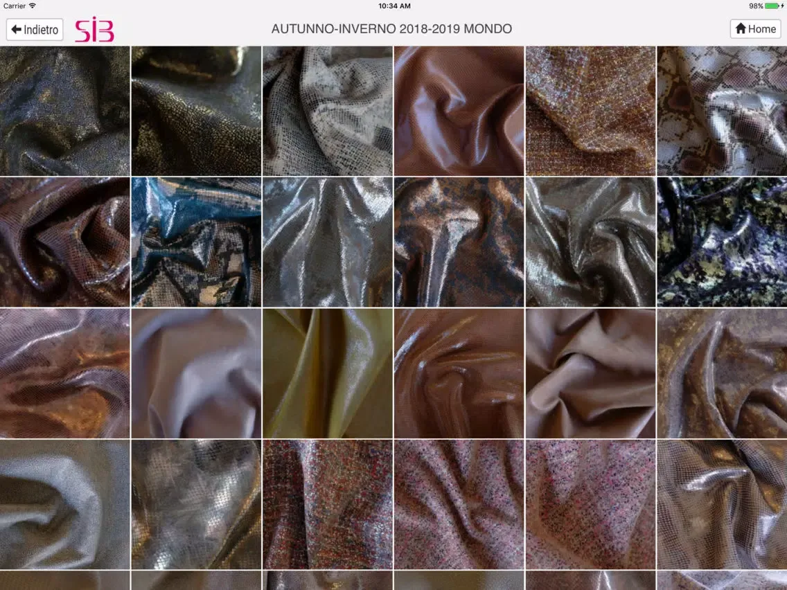 Capturas de tela do Sib Italy iPad 