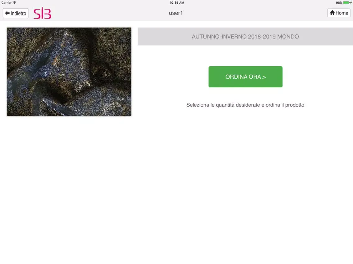 Capturas de tela do Sib Italy iPad 