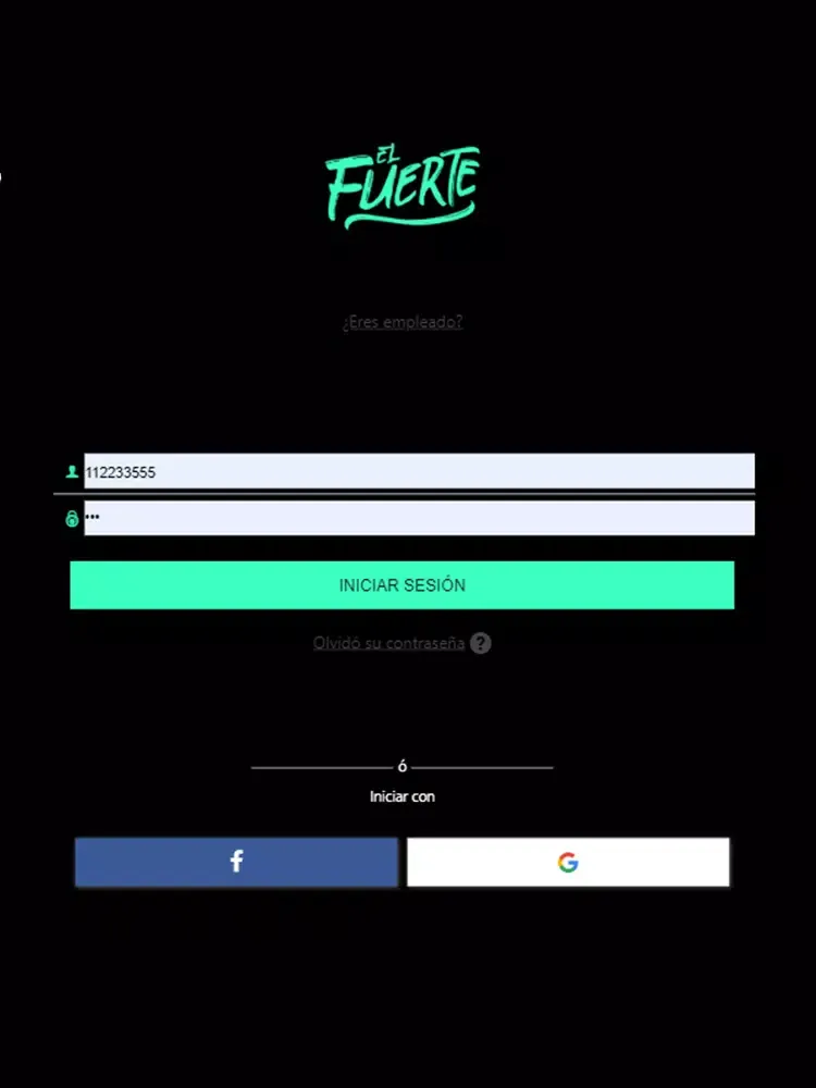 Tangkapan layar El Fuerte iPad 