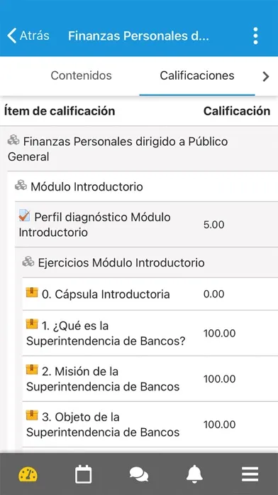 Screenshot di Portal EF SIB