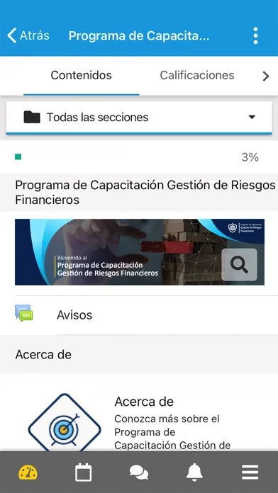 Screenshot di Portal EF SIB