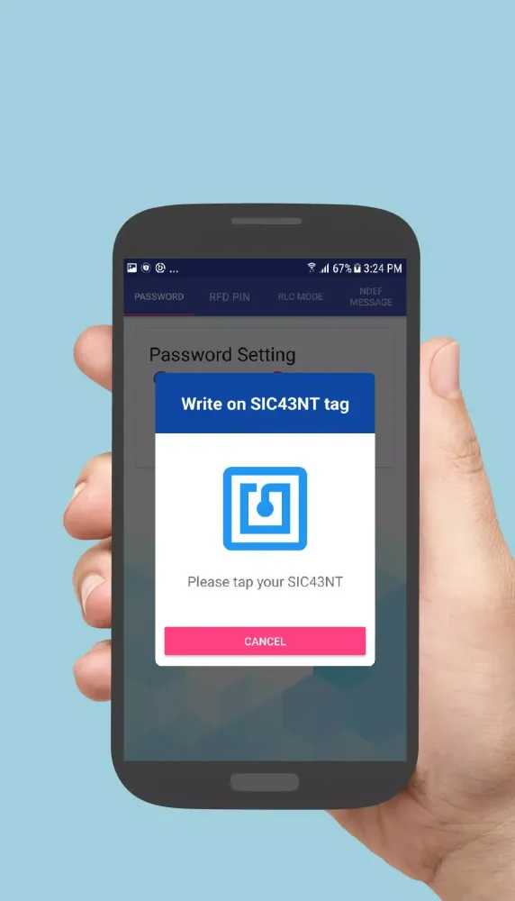 ภาพหน้าจอของ SIC43NT Writer