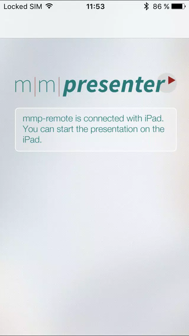 Tangkapan skrin MMPresenter Remote