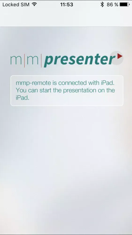 Tangkapan layar MMPresenter Remote