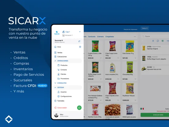 SICAR X Point of Sale iPad  Ekran Görüntüleri
