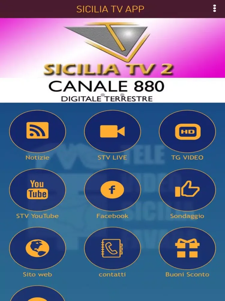 SICILIA TV APP iPad  स्क्रीनशॉट