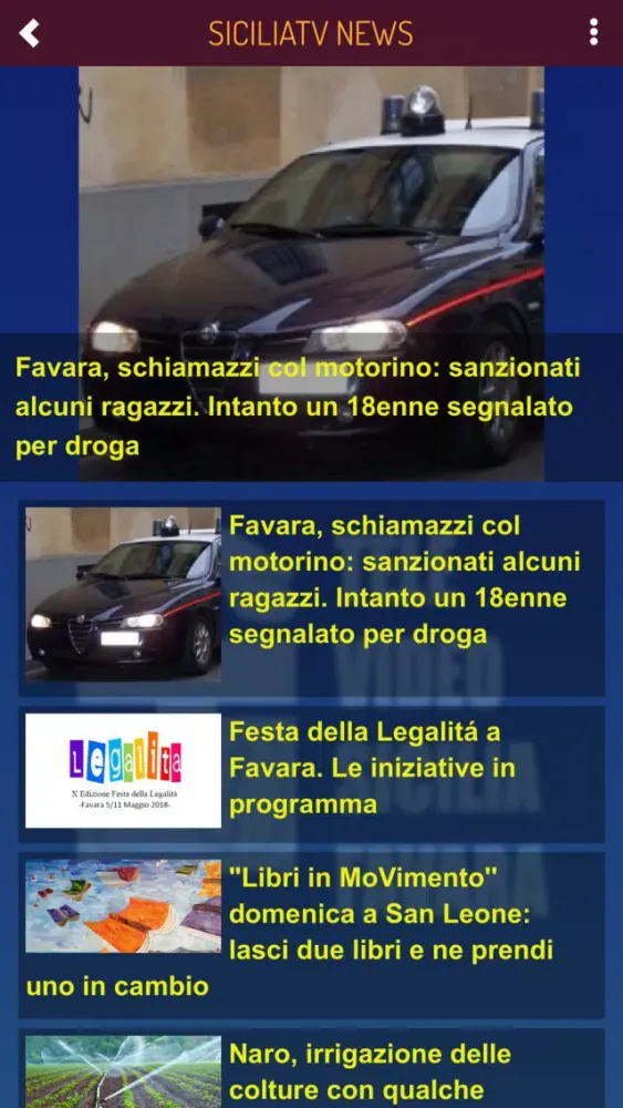 SICILIA TV APP स्क्रीनशॉट