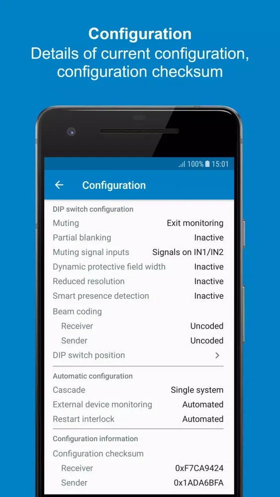 SICK Safety Assistant Screenshots