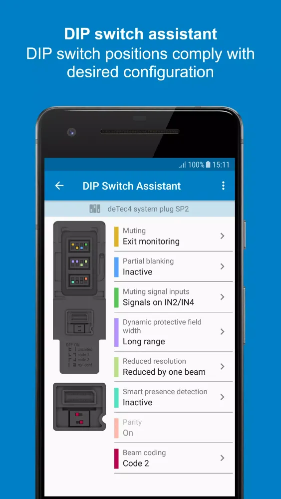 SICK Safety Assistant Screenshots