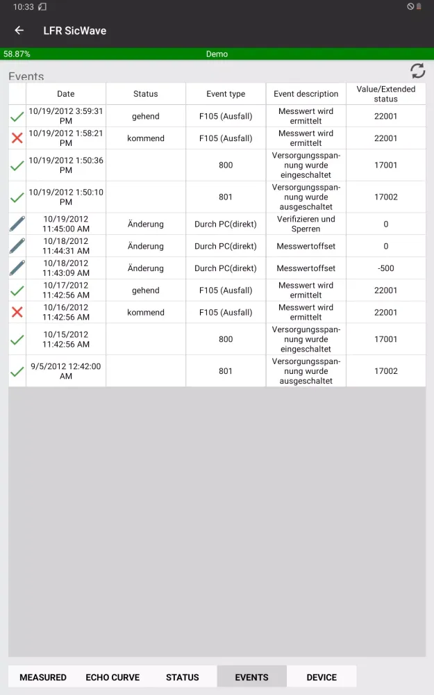 Ảnh chụp màn hình của SICK Smart Assistant