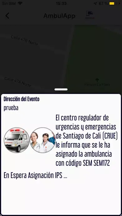 AmbulApp Salud Cali スクリーンショット