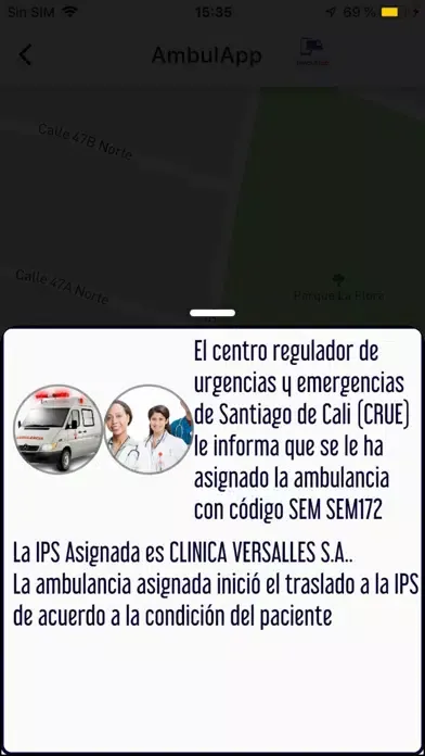 AmbulApp Salud Cali スクリーンショット