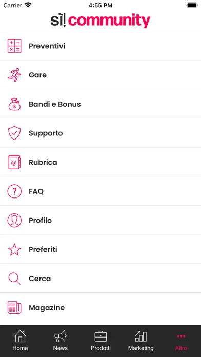 ภาพหน้าจอของ Sì! Community