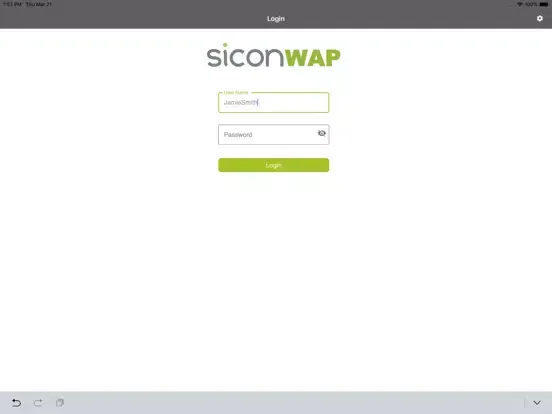 Скриншоты Sicon WAP v19 iPad 