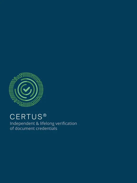 Captures d'écran de CERTUS iPad 