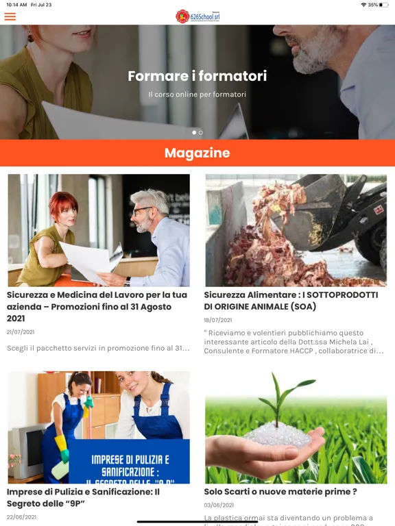 Captures d'écran de 626School Sicurezza sul Lavoro iPad 
