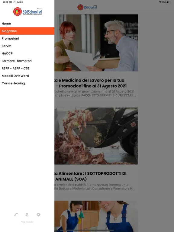 Captures d'écran de 626School Sicurezza sul Lavoro iPad 