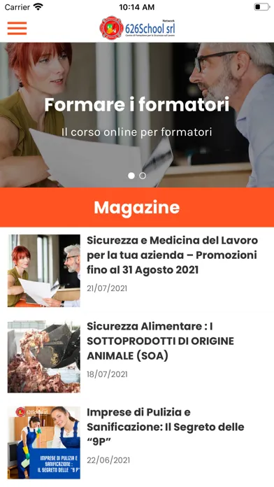 Captures d'écran de 626School Sicurezza sul Lavoro