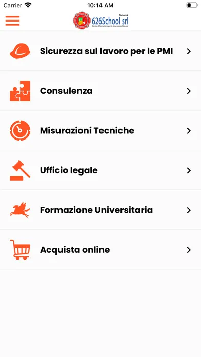 Captures d'écran de 626School Sicurezza sul Lavoro