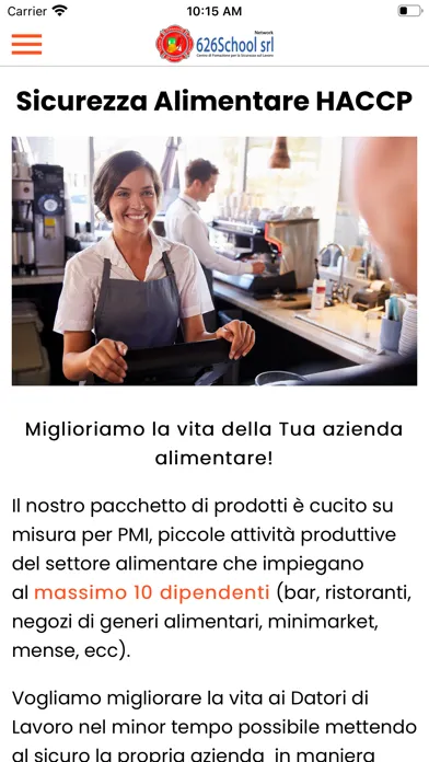 Captures d'écran de 626School Sicurezza sul Lavoro