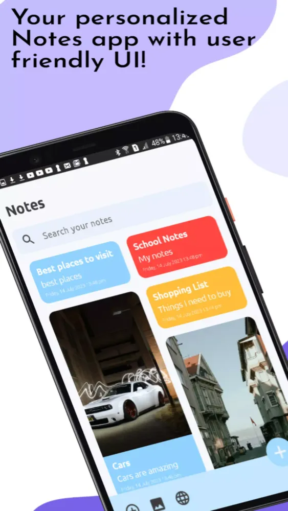 Capturas de pantalla de Notes - Your personal notepad