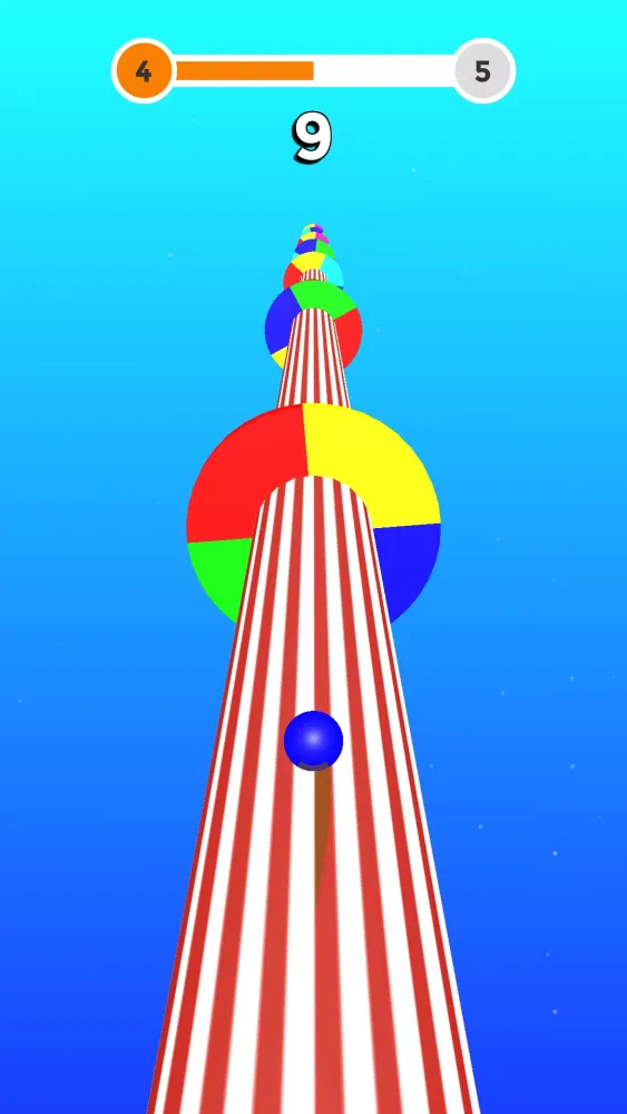 Helix Race 3D Color Ball Run Ekran Görüntüleri