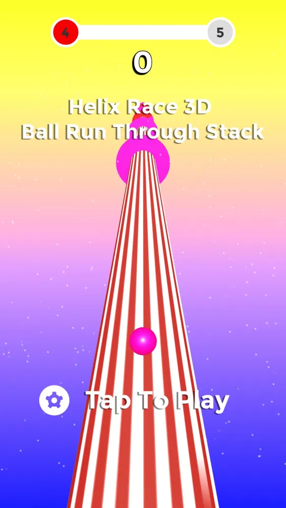 Helix Race 3D Color Ball Run Ekran Görüntüleri