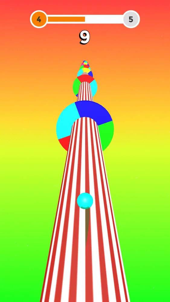 Helix Race 3D Color Ball Run Ekran Görüntüleri