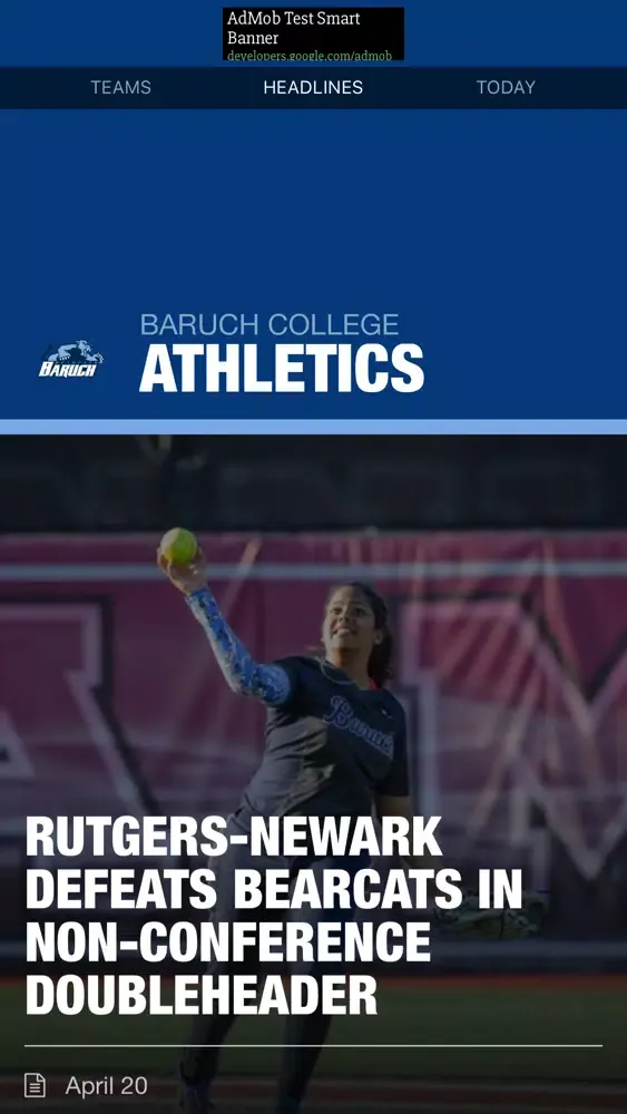 ภาพหน้าจอของ Baruch College Bearcats