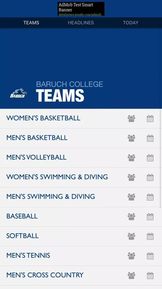 ภาพหน้าจอของ Baruch College Bearcats