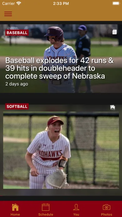 Coe College Kohawks Ekran Görüntüleri
