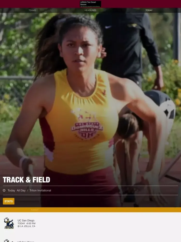 Screenshot di California State University, Dominguez Hills Toros iPad 