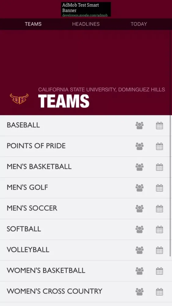 Screenshot di California State University, Dominguez Hills Toros