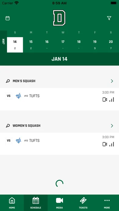 Dartmouth Sports Screenshots