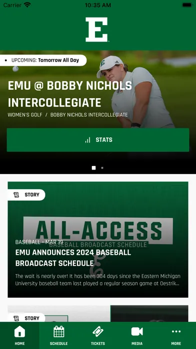 Eastern Michigan Athletics स्क्रीनशॉट