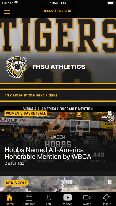 Fort Hays State Athletics Screenshots