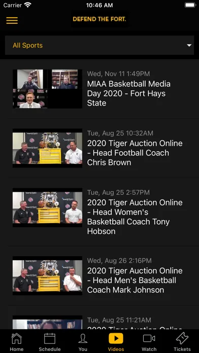 Fort Hays State Athletics Screenshots