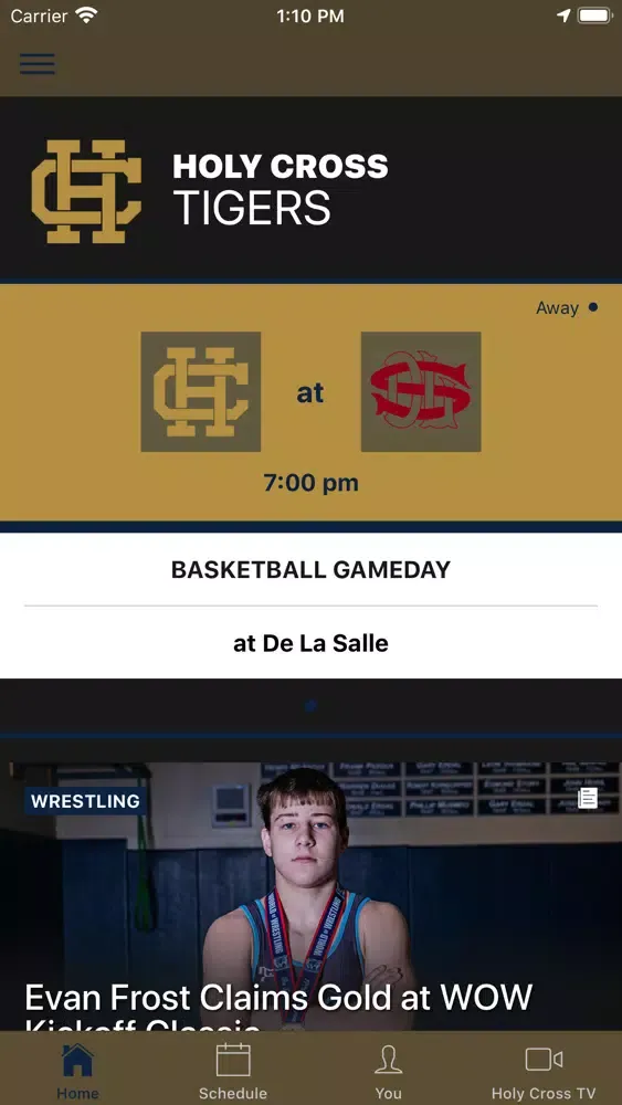 Holy Cross School Athletics Screenshots