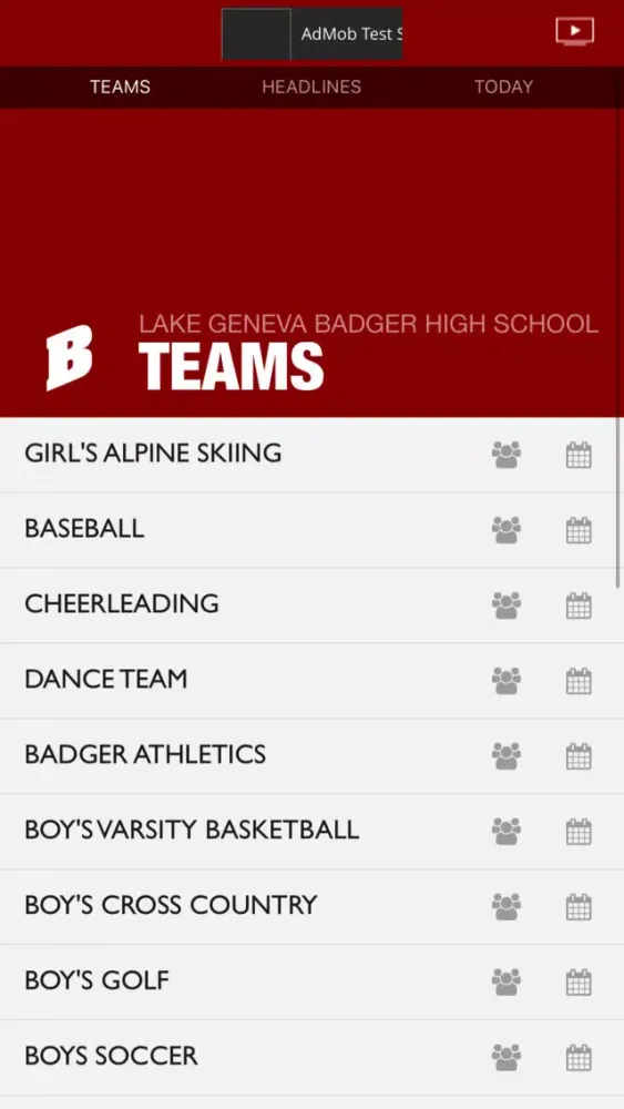 Lake Geneva Badger High School Badgers Screenshots