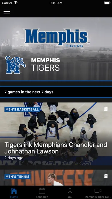 Official Memphis Tigers应用截图