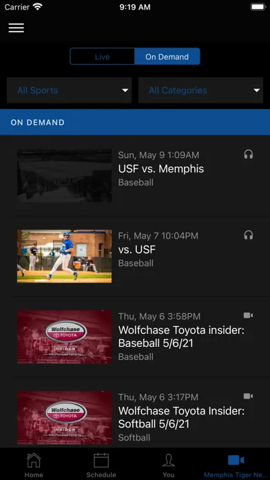 Official Memphis Tigers应用截图
