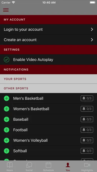 Скриншоты Missouri State Bears Athletics