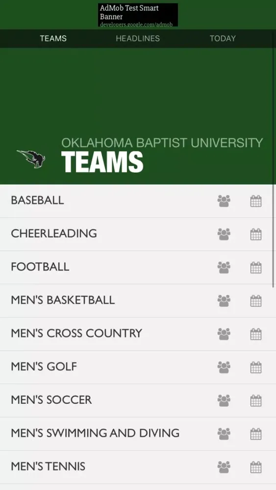 Oklahoma Baptist University Bison Screenshots